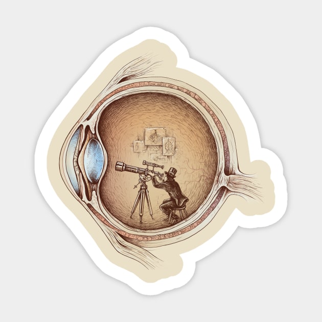 Extraordinary Observer Sticker by enkeldika2